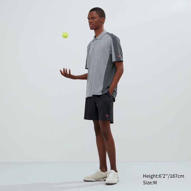 pánské šedé polo tričko uniqlo dry ex