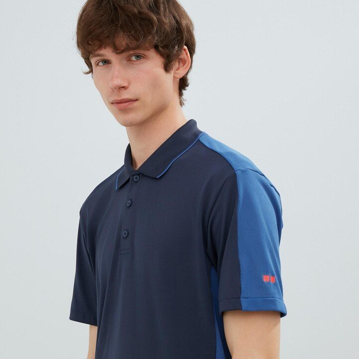 pánské šedé polo tričko uniqlo dry ex
