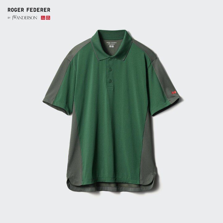 pánské šedé polo tričko uniqlo dry ex