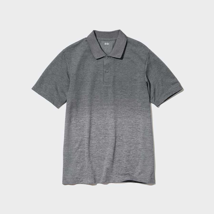 pánské šedé polo tričko uniqlo dry ex