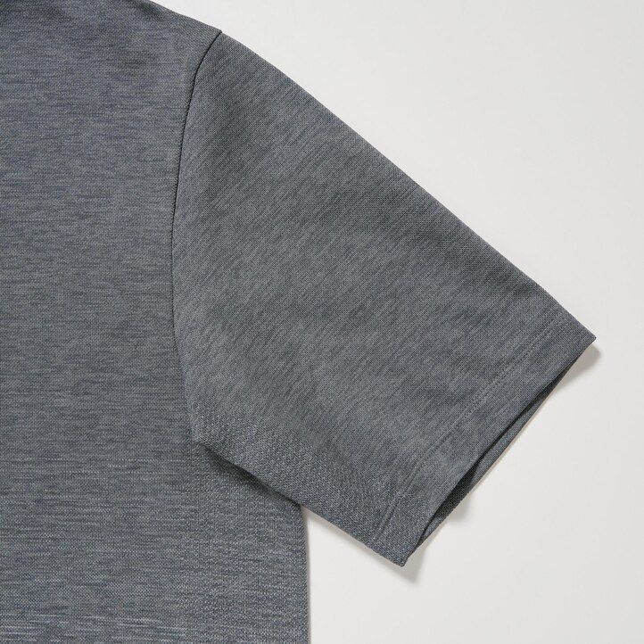 pánské šedé polo tričko uniqlo dry ex