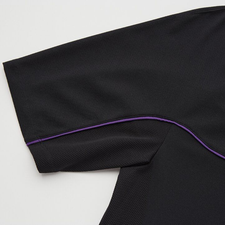pánské polo tričko uniqlo roger federer dry ex us 2021 2021 season black