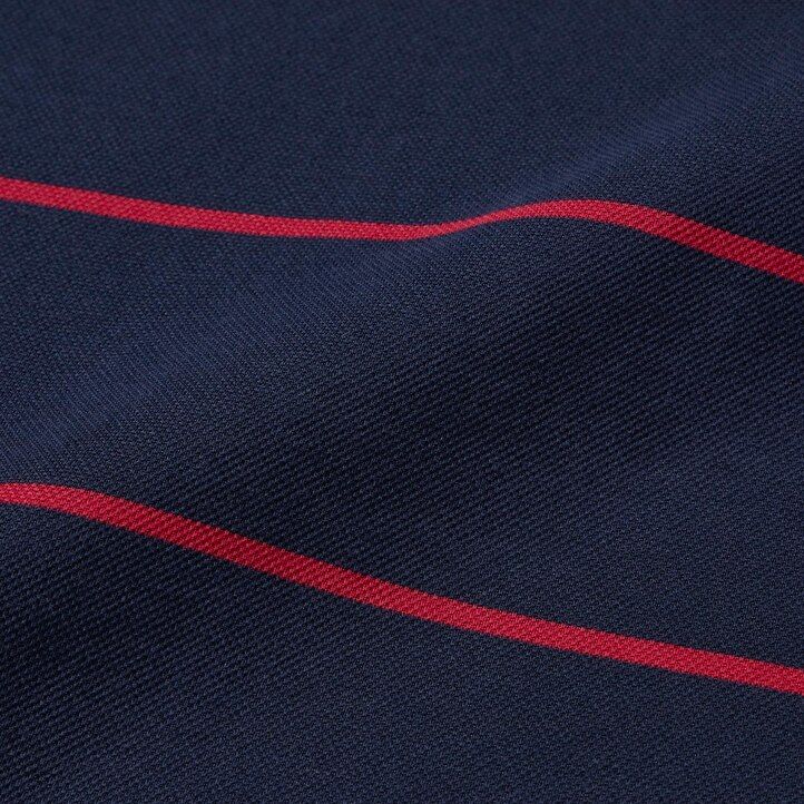 pánské bílé pruhované polo tričko uniqlo dry pique