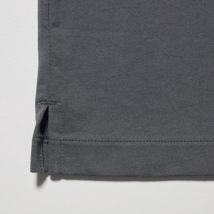 pánské polo tričko uniqlo airism s otevřeným límcem růžové