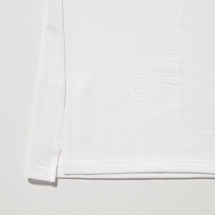 bílé pánské polo tričko uniqlo kei nishikori london 2022 dry ex