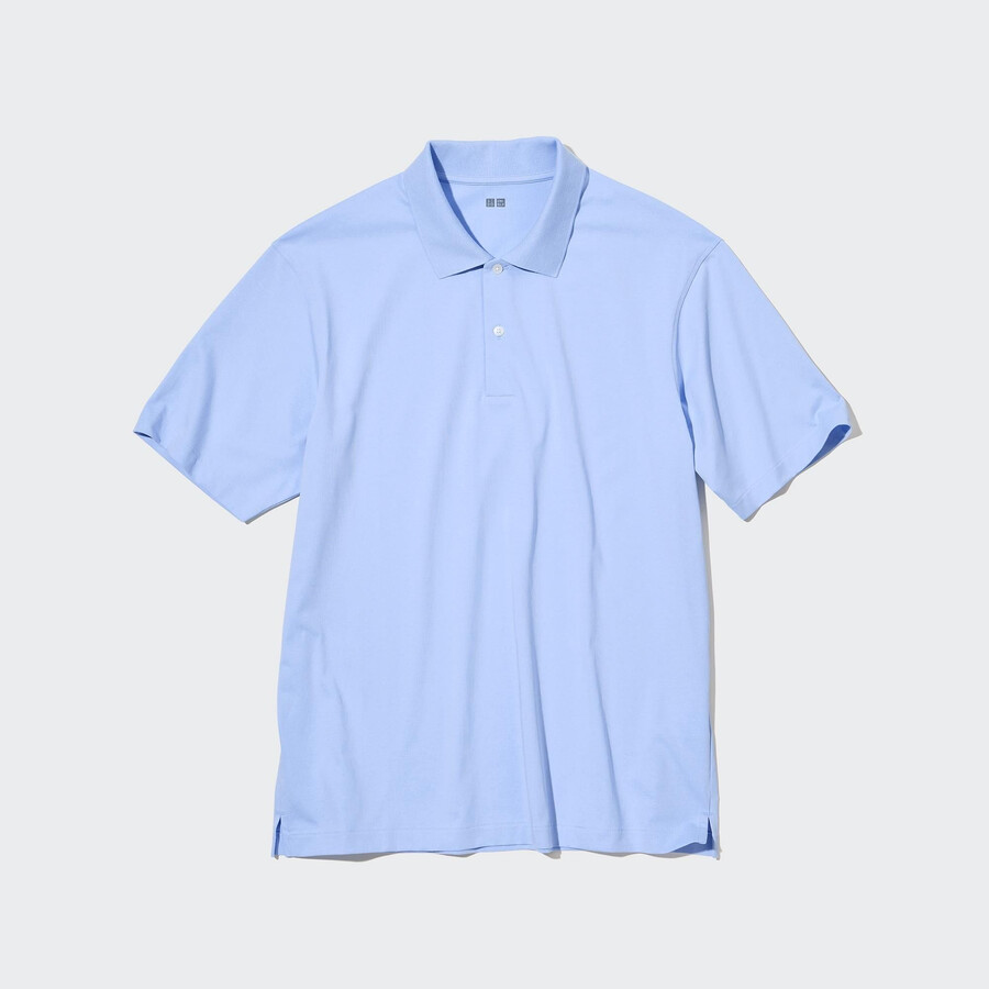 pánské polo tričko uniqlo airism modré