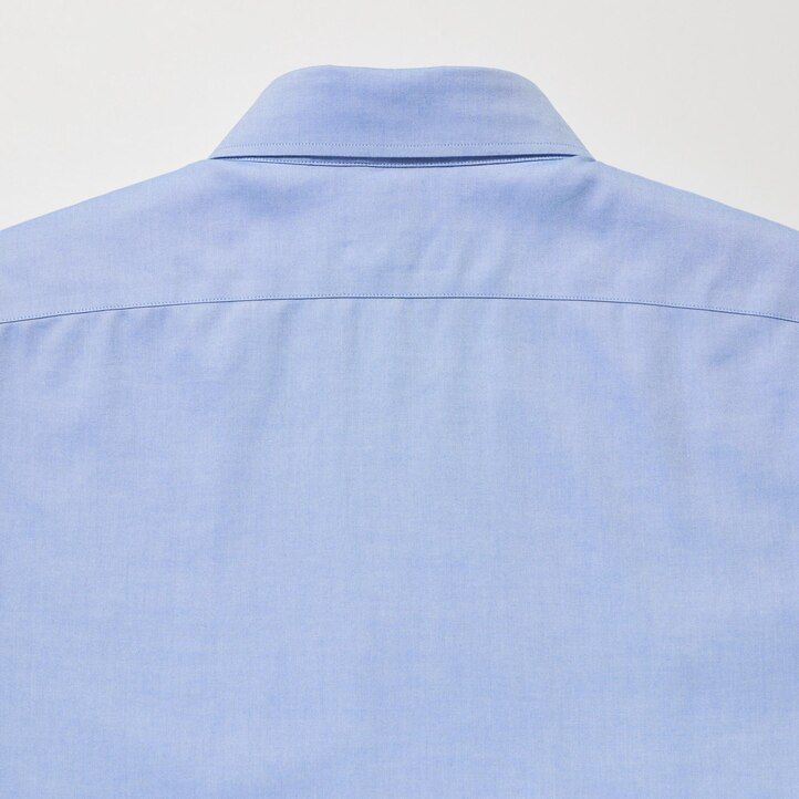 pánské tričko uniqlo super non iron slim fit s běžným límcem černé