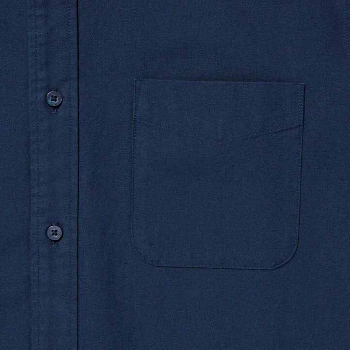 pánské košile uniqlo regular fit oxford regular collar bílé