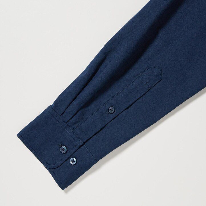 pánské košile uniqlo regular fit oxford regular collar bílé