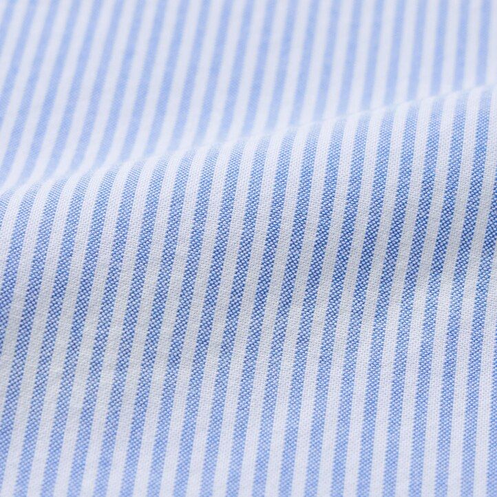 pánské šedé pruhované oxfordské košile uniqlo regular fit
