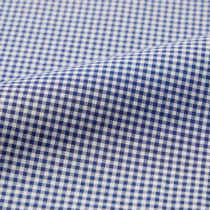 pánské košile uniqlo z extra jemné bavlny s širokými rukávy modré