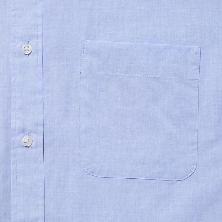 pánské košile uniqlo extra fine cotton broadcloth regular fit s knoflíkovým límcem bílé