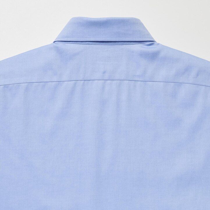 pánské tričko uniqlo super non iron slim fit s polovykrojeným límcem černé