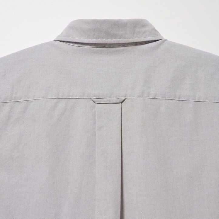 pánské bílé košile uniqlo regular fit oxford s knoflíkovým límcem