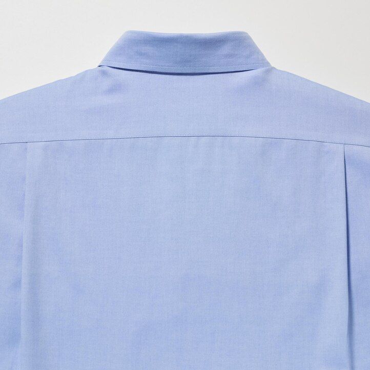 bílé pánské tričko uniqlo super non iron regular fit s běžným límcem