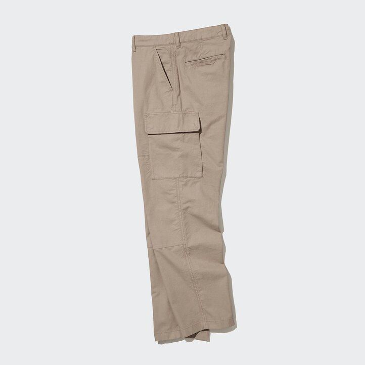 pánské kalhoty uniqlo utilityrgo olivové barvy