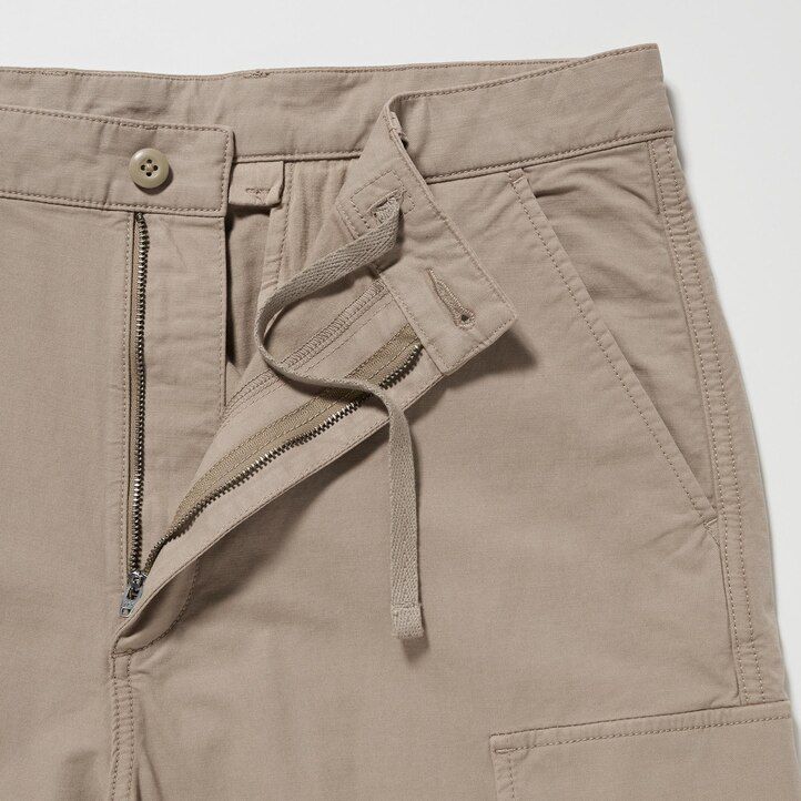 pánské kalhoty uniqlo utilityrgo olivové barvy