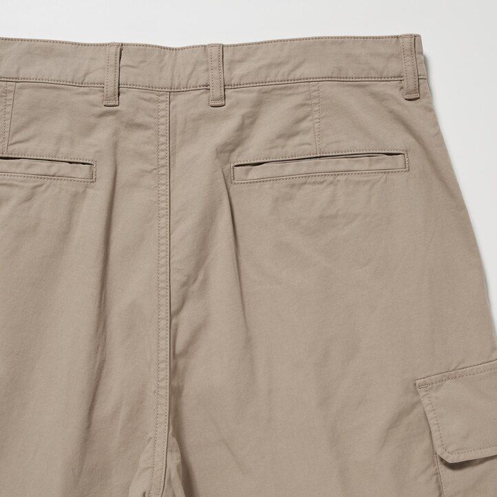 pánské kalhoty uniqlo utilityrgo olivové barvy