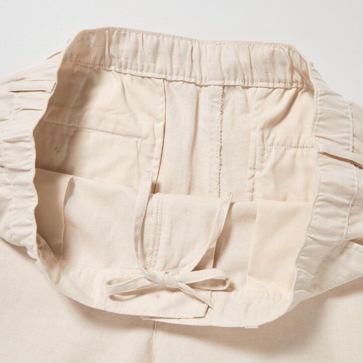 pánské kalhoty uniqlo relaxed fit z olivové směsi lnu