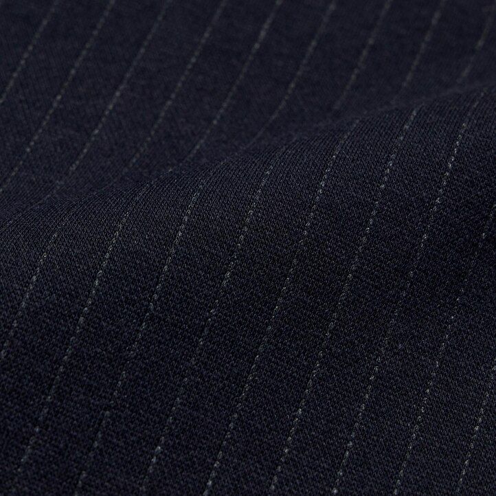 pánské elegantní pruhované kalhoty uniqlo tmavě modré barvy