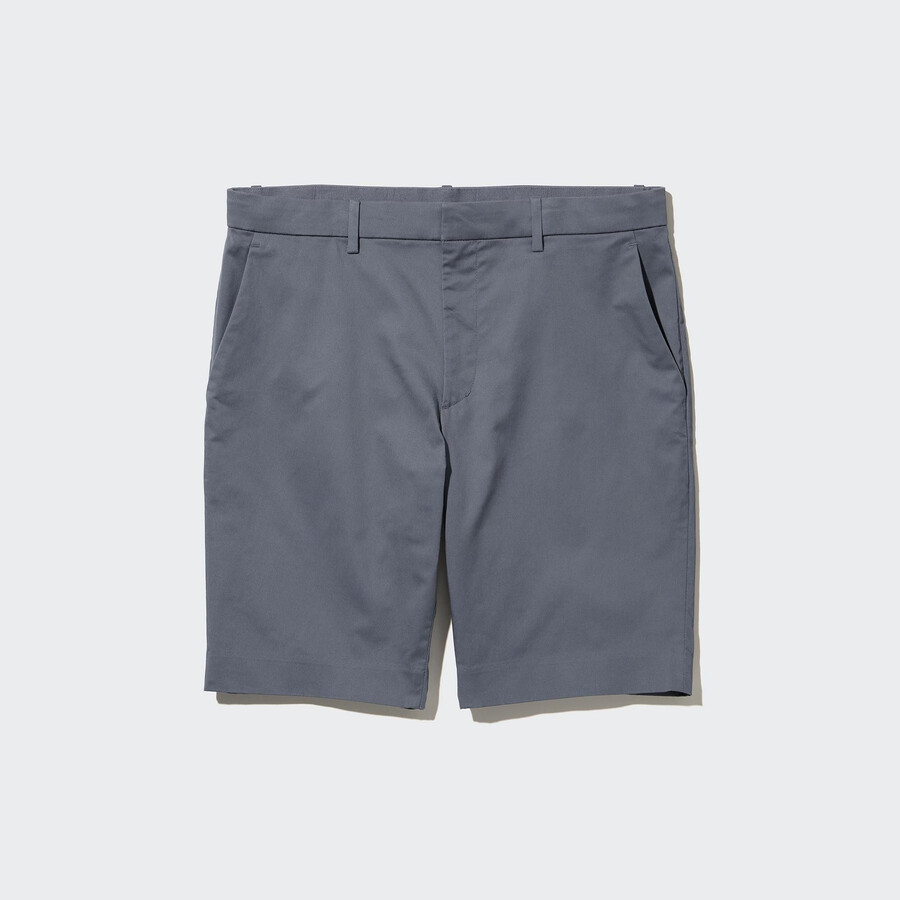 pánské kalhoty uniqlo stretch slim fits šedé barvy