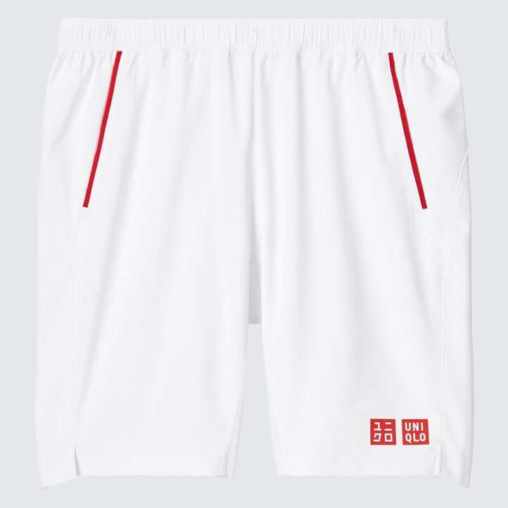bílé pánské kalhoty uniqlo kei nishikori london 2022 drys