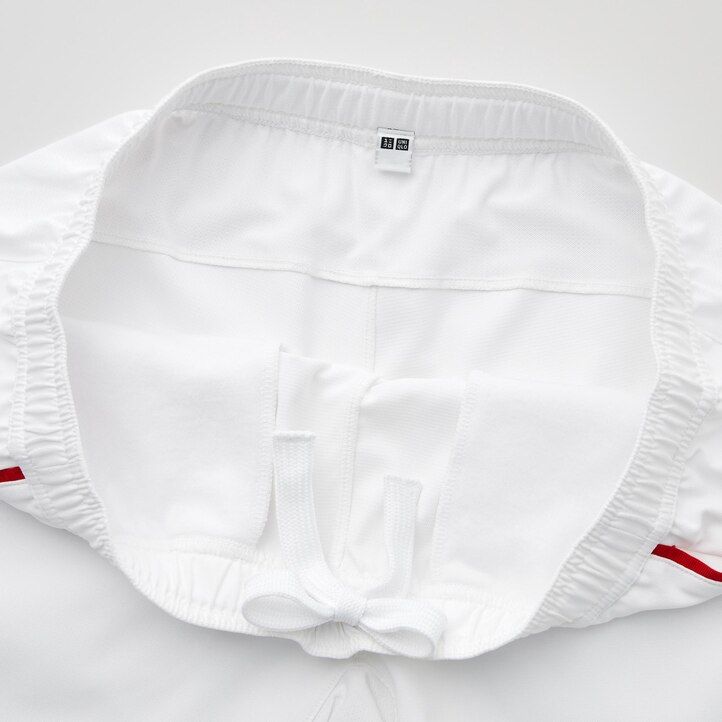 bílé pánské kalhoty uniqlo kei nishikori london 2022 drys