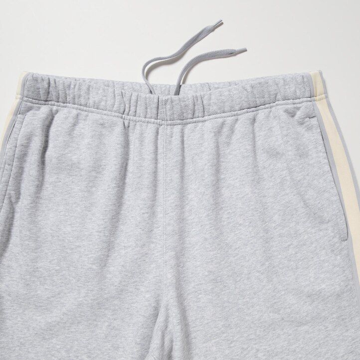 pánské kalhoty uniqlo side stripe šedé