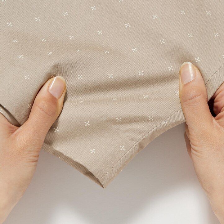 pánské kalhoty uniqlo stretch slim fit béžové barvy