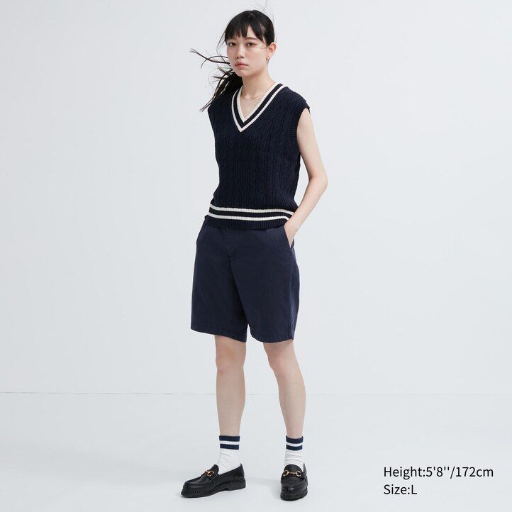 pánské chino kalhoty uniqlo růžové barvy