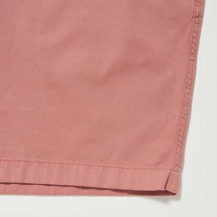 pánské chino kalhoty uniqlo růžové barvy