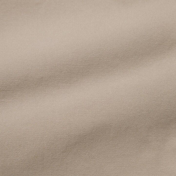pánské kalhoty uniqlo smart cotton v olivové barvě s délkou po kotníky