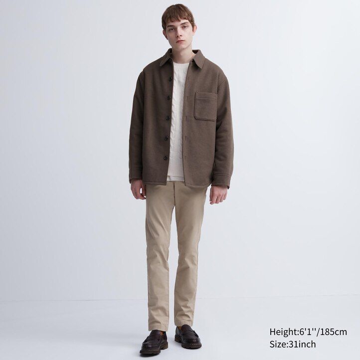 pánské černé chino kalhoty uniqlo slim fit