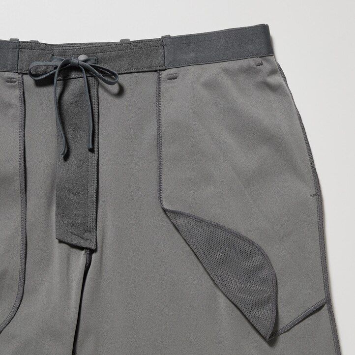 pánské kalhoty uniqlo smart ultra stretch ke kotníkům šedé