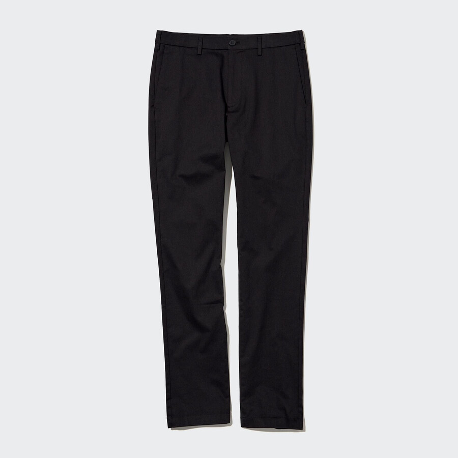 pánské chino kalhoty uniqlo slim fit černé barvy