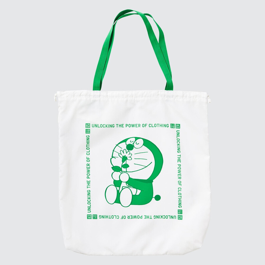dámské kabelky uniqlo doraemon ut recycled pocket bag white