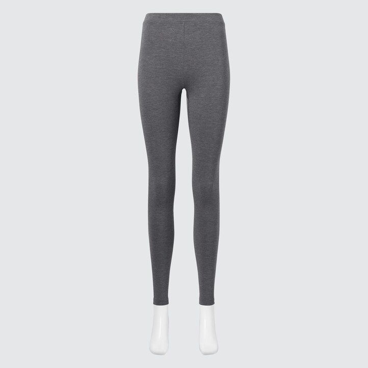 dámské termo ponožky uniqlo heattech extra warm cotton v tmavě šedé barvě