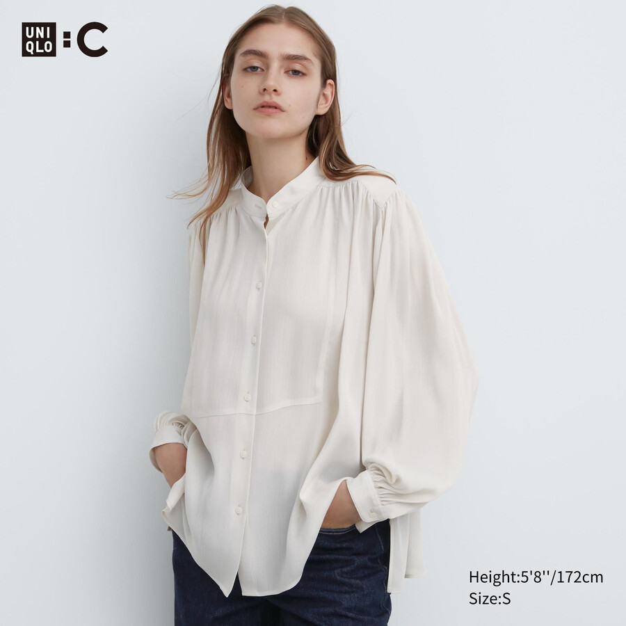dámská halenka uniqlo volume bílá