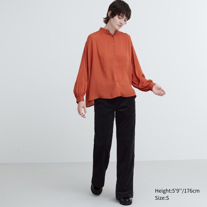 dámská halenka uniqlo volume bílá
