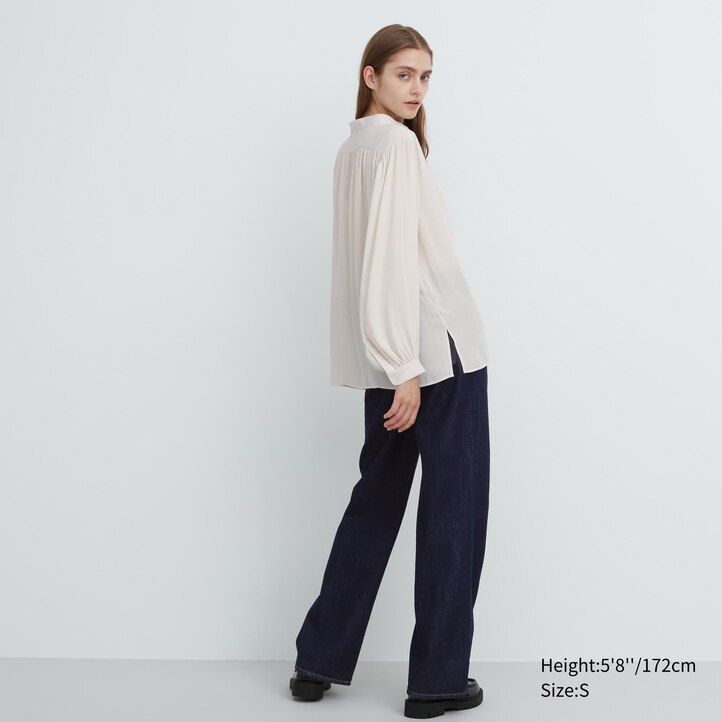 dámská halenka uniqlo volume bílá