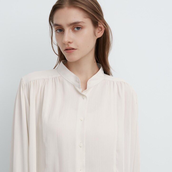 dámská halenka uniqlo volume bílá