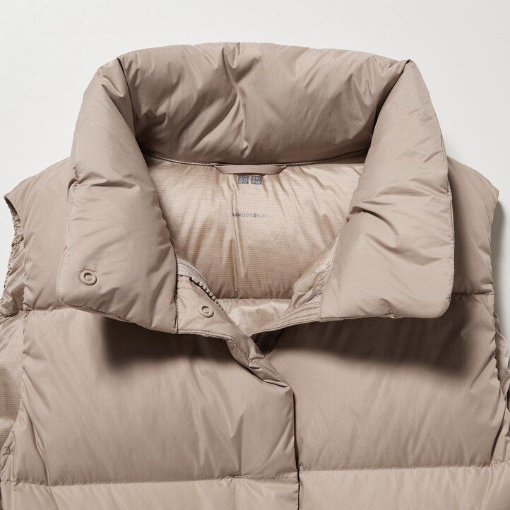 dámské bundy uniqlo powder soft down nanodesign v bílé barvě