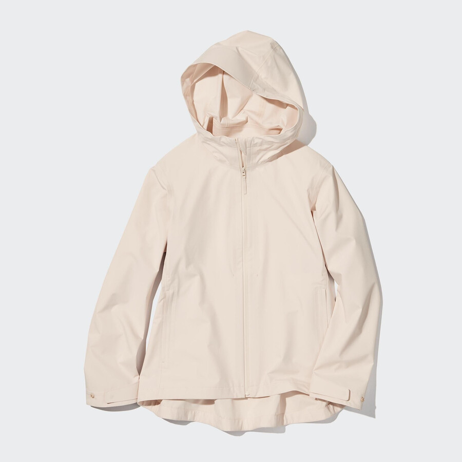 béžové dámské bundy uniqlo blocktech