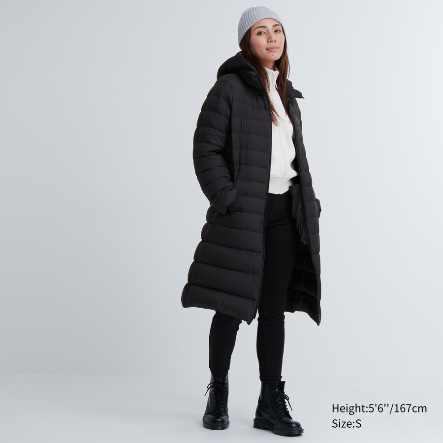 dámské ultralehké péřové bundy uniqlo černé