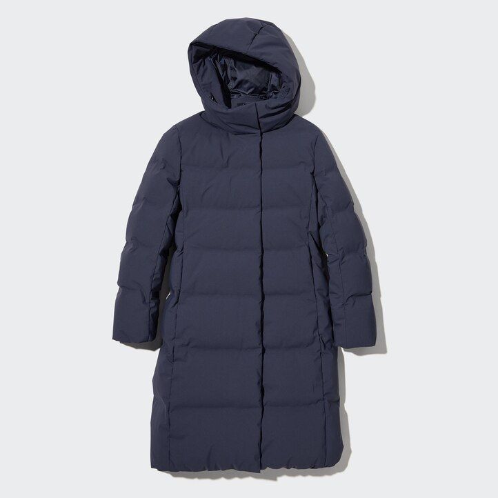 Šedé dámské bezešvé péřové bundy uniqlo
