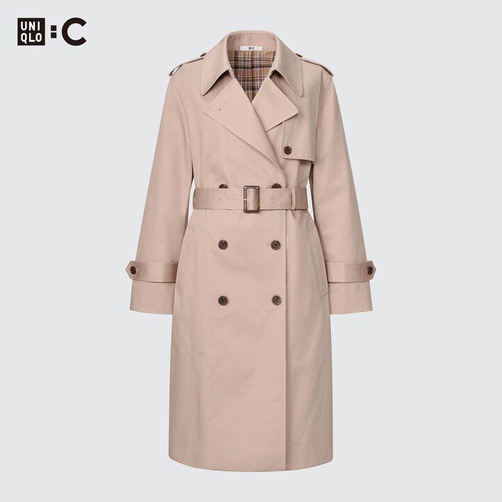 dámské tmavě modré trenčkové bundy uniqlo trench