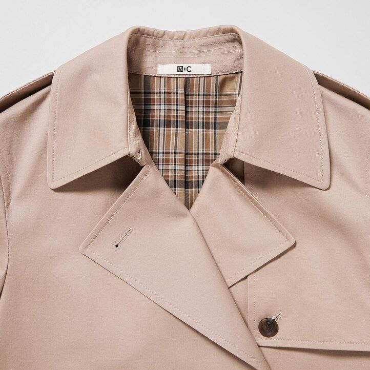 dámské tmavě modré trenčkové bundy uniqlo trench