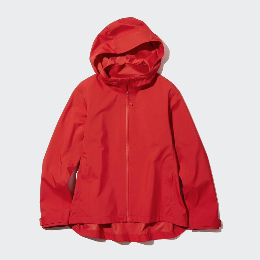 dámské červené bundy uniqlo blocktech
