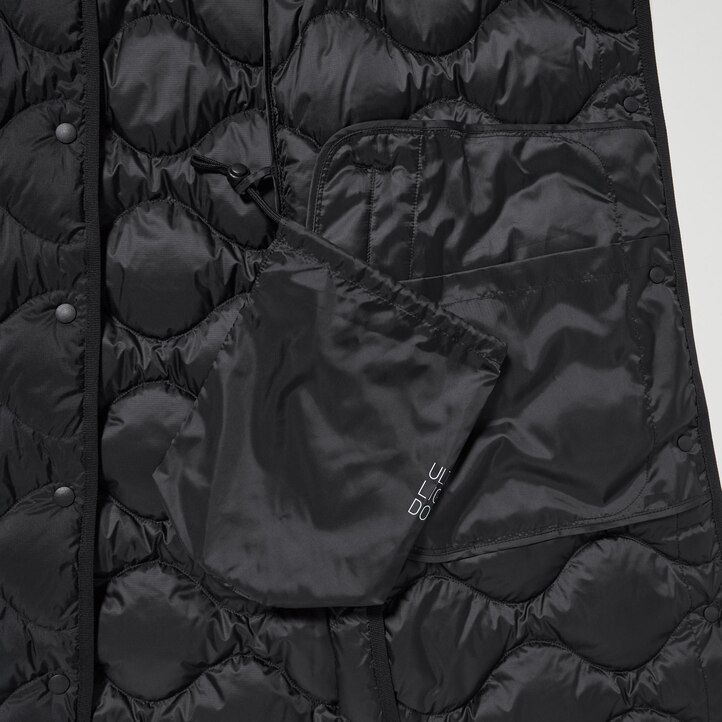 tmavě zelené dámské ultralehké péřové bundy uniqlo