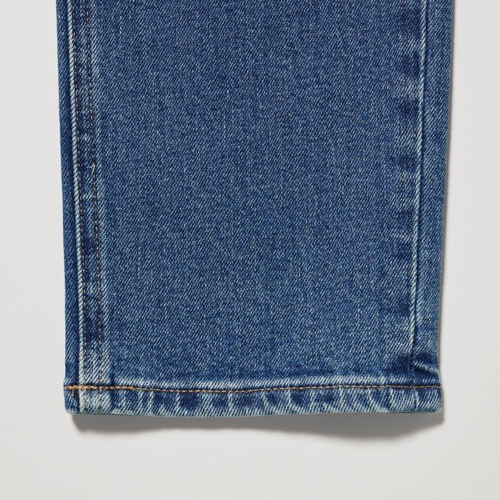 dámské džíny uniqlo slim fit straight leg s délkou po kotníky černé